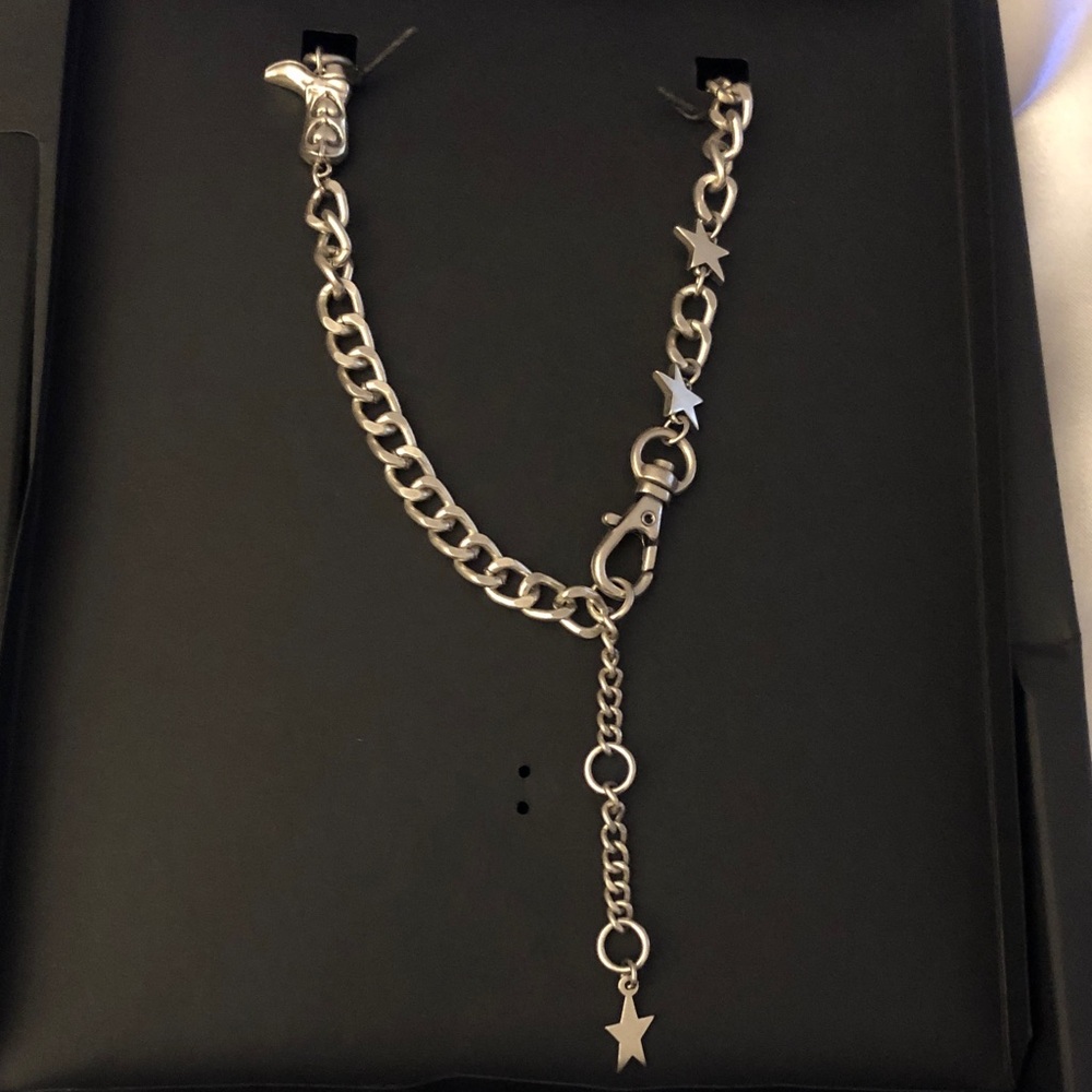 Zara x TwoJeys Silver Tone Horse Charm Necklace Star & Boot Accents OS NWT - Picture 10 of 16